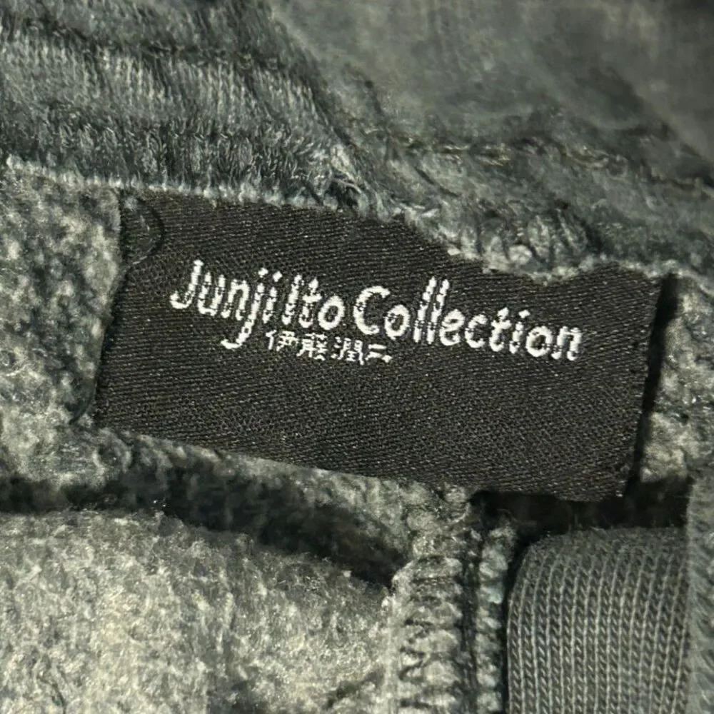 *READ DESC* Goth Anime Junji Ito Sweat Shorts Acid Wash Flawed S